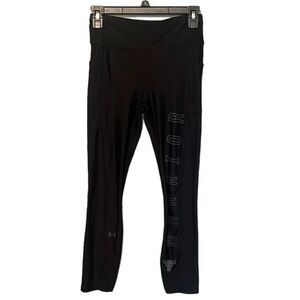 Under Armour Compression Leggings Black Size Small Warrior Heatgear